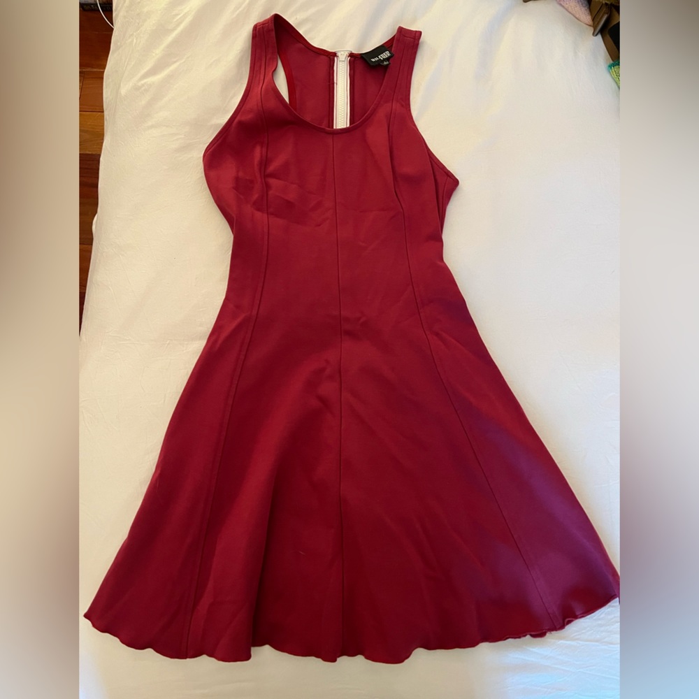 Wild & Free maroon dress, size 4